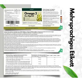 Exvital Omega 3 Kapseln 120 Softgel Kapseln 2 g