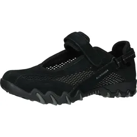 Allrounder by Mephisto Niro Damen Outdoor Fitnessschuhe, Schwarz (Black/Black Coresuede N 84/O.Mesh 84), 37 EU
