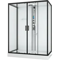 SANOTECHNIK Komplettdusche NEW YORK schwarz