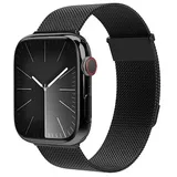 VONMÄHLEN Milanese Loop 2 Schwarz 42 / 44 / 45 / 49 mm