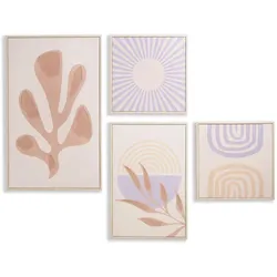 Coco Maison Moos Bild-Set - Braun/Taupe