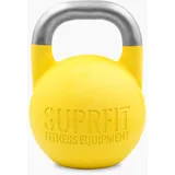 SUPRFIT – Pro Competition Kettlebells 16 kg – genormte Wettkampf Kugelhantel aus massivem Stahleinzelguss für Kraft- & Crosstraining – mit Farbcodierung zur besseren Unterscheidung der Gewichte