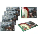 4er-Set Kork-Tischsets - Weihnachten (CARMANI)