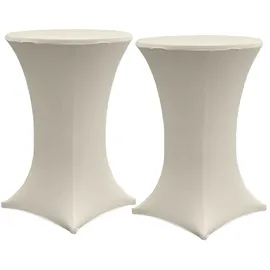 Trutzholm Stehtischhusse Beige Ø 60 cm 2er Set