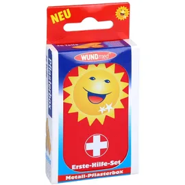Wundmed Erste Hilfe Set Metall Pflasterbox 36 st