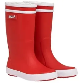 Aigle Unisex Kid's Lolly Pop Fur 2 Rain Boot, rot, 10 UK Child