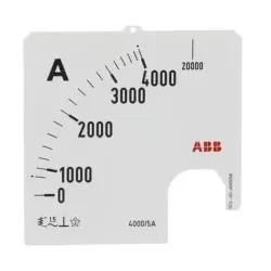 ABB SCL-A5-4000/96 Amperemeter Skale Stromwandleranschluss 4000/5A 2CSG123409R5011 SCLA5400096