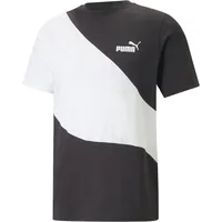 Puma Herren Power Cat Tee T-Shirt, Schwarz, S