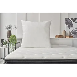 Kopfkissen YATAS BEDDING "Anti-Stress Kopfkissen, 40x80 cm", weiß, B:80cm L:80cm, Kopfkissen Bezug: 59% Baumwolle, 41% Polyester. Füllung: 100% Polyester, Kopfkissen, maximaler Komfort bei minimalem Gewicht