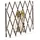 Relaxdays Hundeabsperrgitter Ausziehbar bis 118 cm Braun 69-82,5 cm