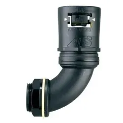 ABB AT54/200/C90/BLY Verschraubung, 90 Grad, NC54, feststehendes Aussengewinde NTP 2, gelb 7TCA296170R0731 AT54200C90BLY