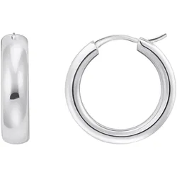 Paar Creolen THOMAS SABO "Schmuck Silber 925 Ohrringe Chunky-Design, CR746", silber (silberfarben), Ohrringe, Damen, Silber 925 (Sterlingsilber)