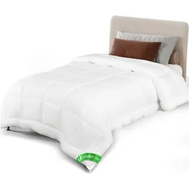 VOUNOT VOUNOT® Bettdecke 135x200 cm, Dünne und Leichte Sommerdecke 200GSM Füllung, - Weiß