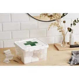 orthex Aufbewahrungsbox Erste Hilfe-Box 27,8 x 27,5 x 47,5 cm 12-tlg. weiß