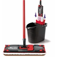 Vileda Ultramax Care Komplett Set Bodenwischer mit Mikrofaserbezug &