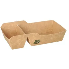 Papstar Pommes-Frites-Trays Pappe 3,5 cm x 16,5 cm x 9 cm 80 St. Braun