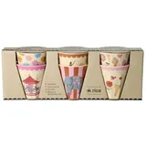 Rice Kleine Kinderbecher 0,16 l Pink 6 St.