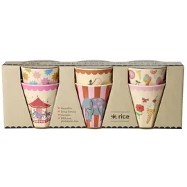 Rice Kleine Kinderbecher 0,16 l Pink 6 St.