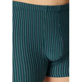 SCHIESSER 95/5 Essentials Boxershorts Dunkelblau / Türkis M 2er Pack