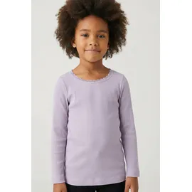 NAME IT Mädchen Nmfkab Ls Top Noos, Lavender Gray, 98 - 98