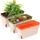 luxuskollektion Pflanztopf 3er Set 27 x 27 x 27 cm Grün