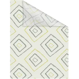 Lichtblick Fensterfolie selbstklebend, Sichtschutz, Stripy Boho Rectangle - Beige B/L: ca. 100x130 cm
