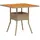 vidaXL Gartentisch 80 x 80 x 75 cm Beige