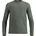 Langarm-T-Shirt Grau/Grün XXL