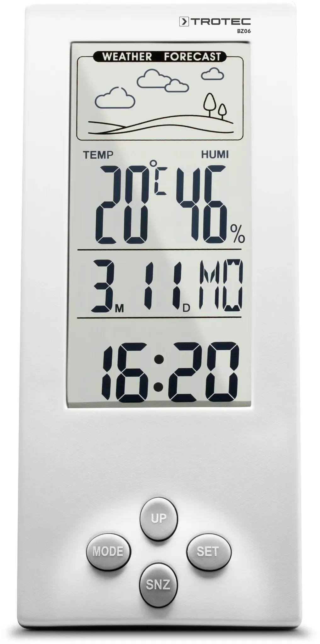 Trotec Thermohygrometer weerstation BZ06 in een pakket van 5