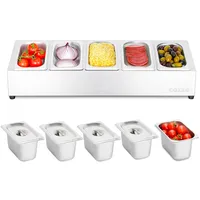 cozze Toppingstation B 60 cm Edelstahl weiß