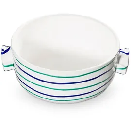 Städter Gmundner Keramik Kochtopf Gmundner Keramik Traunsee, Unterteil Suppentopf, (Stück, 1-tlg., Kochtopf), Kochtopf, Bratentopf weiß