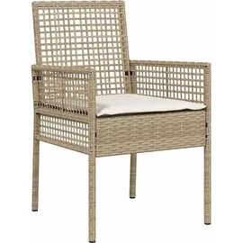 vidaXL Garten Essgruppe 5-tlg. Beige