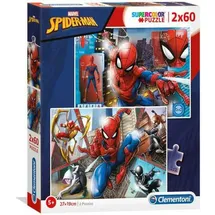 CLEMENTONI Puzzle Spiderman 2x60st. Boden