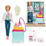 Toi-Toys LAUREN Teenager-Puppe Arzt mit Zubehör (04825A)