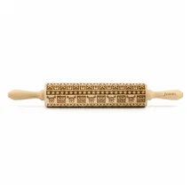 Folkroll 3D-Motiv-Teigrolle 43 cm Christmas Joy,