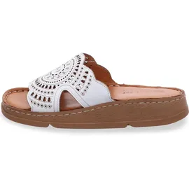 Gemini Damen Pantolette weiß 39 EU