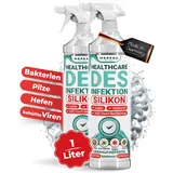 2x 500ml Sex Toy Desinfektion Spray Silikon, Mapeau Desinfektionsmittel für Silikone, Gummi, Kunststoff, Soft-Touch, Metall, Glas
