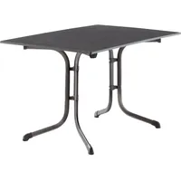 Sieger Boulevard-Klapptisch mit vivodur-Platte 120 x 80 x 73 cm eisengrau/schieferdekor anthrazit