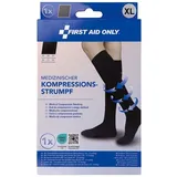 First Aid Only Kompressionsstrümpfe kniehoch schwarz Größe XL 1 St.