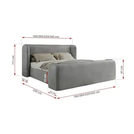 MKS Emora Classic Duo 180 x 200 cm Hellgrau