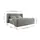 MKS Emora Classic Duo 180 x 200 cm Hellgrau