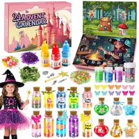 Gaeymy Adventskalender 2025 Kinder, Kreatives Weihnachten Geschenke für Mädchen& Jungen ab 6 Jahre, DIY Spielzeug Zaubertränke Bastelset, Magic Mixies Zaubertrank Flasche Selber Machen Fairy Potions