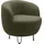 INOSIGN Sessel INOSIGN "Anjuli Lieferzeit nur 2 Wochen", grün, B:72cm H:72cm T:76cm, 100% Polyester, Sessel, Sessel, Runde Form, perfektes Einzelstück, Flausch oder Feinstruktur