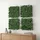 MCW Wandpaneel MCW-O95, Pflanzenwand Wanddeko Kunstpflanze, In-/Outdoor, 4x je 50x50cm = 1m2 ~ Farn/Efeu