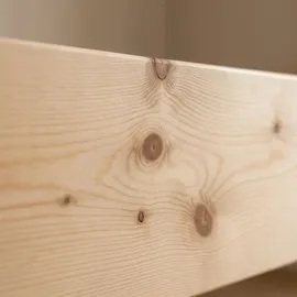 ecomi Hausbett 80 x 160 cm Kiefer massiv natur