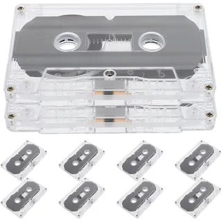 LIGIGWASH Leere Audiokassetten 30 Minuten Beschreibbare Kassetten Für DIY-Aufnahmen Kassetten Leer Für Sprache Und Musik 10 Stück Retro-Leerkassetten Für Unterricht Tagebuch Und Projekte