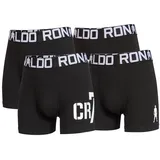 Cristiano Ronaldo Boxershorts schwarz/weiß 122/134 4er Pack