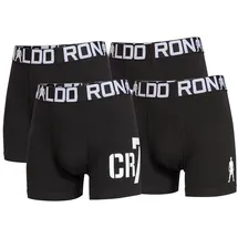 Cristiano Ronaldo Boxershorts schwarz/weiß 122/134 4er Pack
