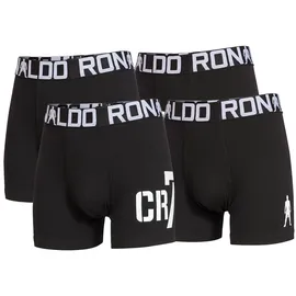 Cristiano Ronaldo Boxershorts schwarz/weiß 122/134 4er Pack