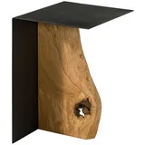 MASSIVMOEBEL24.DE Couchtisch Eiche Braun 33 x 30 x 45 cm